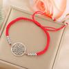 Edelstahl Erzengel Metatron Würfel Charms Armbänder Herren Damen Blau Rot Schwarz Seil Armband Amulett Heilige Geometrie Schmuck