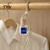 Hanging Essential Oil Bottle for Closet Car Aromatherapy, Glass with Volatile Wooden Stopper Diffuser, Portable Interior Accessories Air Freshener
