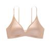 No Steel Ring French Bra  Ultra-thin Sexy Triangle Cup Underwear Big Breasts Show Small Bra Close Sub-breasts To Prevent Sagging