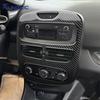 Echter Weicher Karbonfaser-Aufkleber für Renault Clio 4 2013 2014 2015 2016 2017 2018 LHD RHD Auto Zentrales Bedienfeld Zubehör