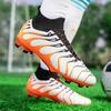 Herren High-Top-Fußballschuhe Große Größe Lange Nägel Leder Jungen Fußballschuhe Nageln Anti-Rutsch-Fußballschuhe