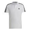 Adidas Polo Shirts Men's White Polo Collar Moderate Straight Fit IB8109