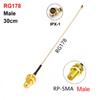 1Pcs 30cm SMA To IPX Cable RF1.13 RP SMA Female Adapter U.FL IPX Coax Cable  for Wifi Router Antenna