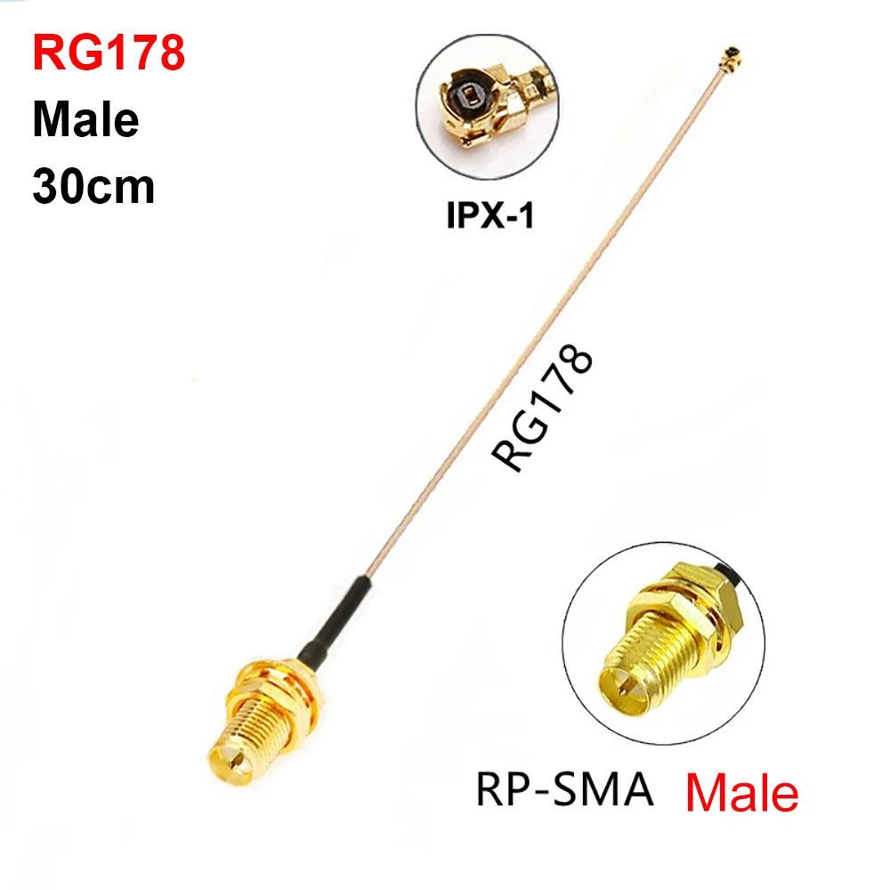 1Pcs 30cm SMA To IPX Cable RF1.13 RP SMA Female Adapter U.FL IPX Coax Cable  for Wifi Router Antenna