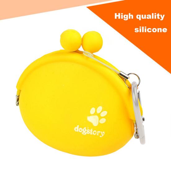 Yousheng Silicone Dog Treat Pouch Puppy Snack Bag Fanny Pack with Clip Portable Dog Food Carrier Holder for Outdoor Training