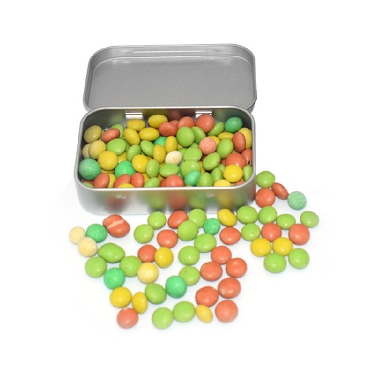 Convenient Small Metal Tins with Lid Tinplate Slide Cover Jewelry Organizer Case