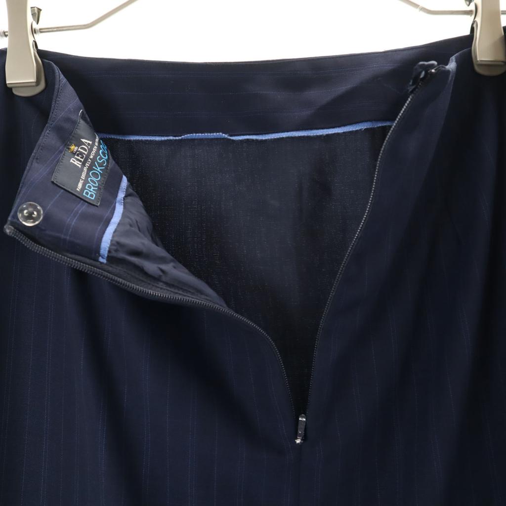Brooks Brothers Striped Pattern Skirt suit Setup 2/4 Navy Women Used