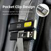 Ultra Thin Flashlight, High Brightness Magnetic Pen Clip, Dual Light Source, 5 Modes, Aluminum Alloy Material Suitable for Outdoor, Emergency