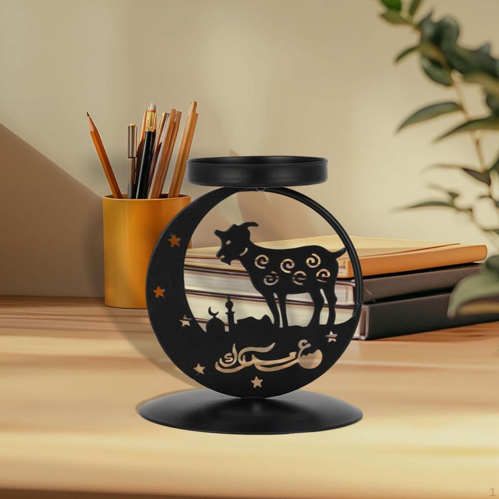 Metall Kerzenhalter Arabischer Ständer Weihnachtsgeschenk Heimdekoration Kerzenleuchter Desktop Ornament