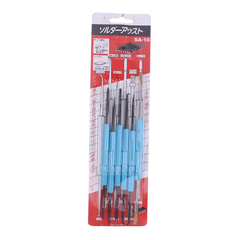 

Various Specifications Desoldering Aid Tool PCB Cleaning Repair Tool Soldering Aid Tool Set Circuit Boards Soldering Aid Tools синій