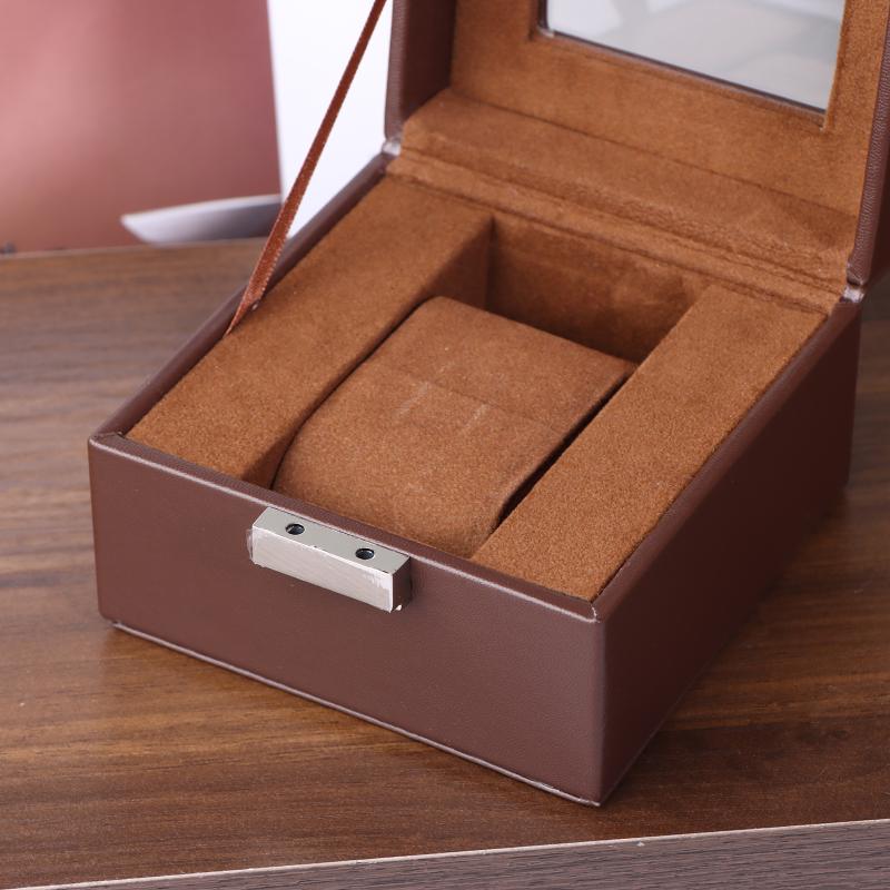 1-Schlitz Leder Uhren Reise Aufbewahrungsbox Für Männer Und Frauen Tragbare Uhr Reisebox Geschenke Uhr Ausstellungsbox Uhr Aufbewahrungsbox