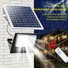 Solar Flood Light 25W IP67 Waterproof Shockproof Remote Control Energy Saving Outdoor Lighting for Farm Road
