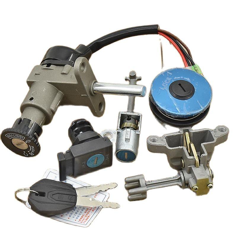 Motorcycle Ignition Key Lock Ignition Switch Assembly 4 Wire for Scooter Yamaha ZY125 lY125 125 150 GY6 125 150 Spare Parts