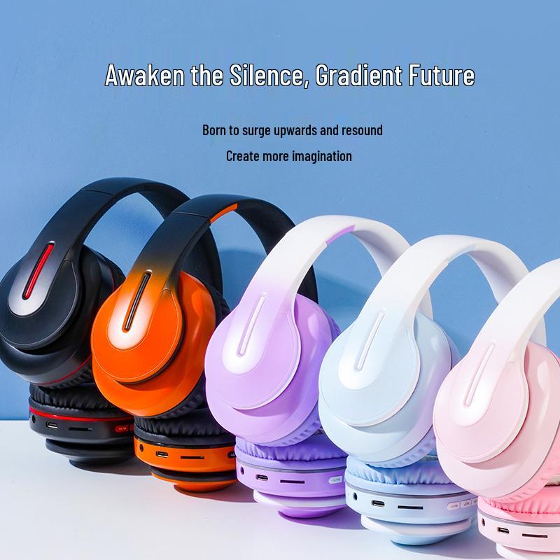 Gradient Color Wireless Stereo Gaming Headset