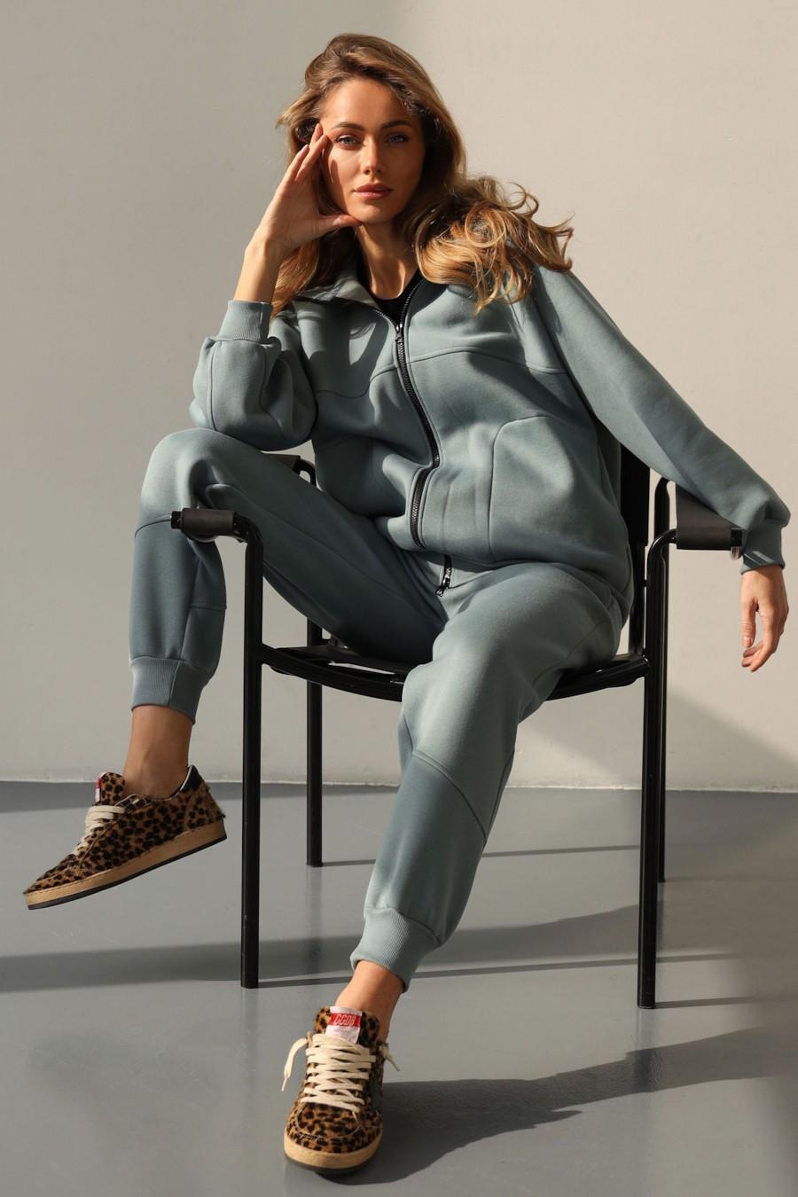 

комплект: худі та штани German Volf (95621) 40(XS) французький небо синє кольору