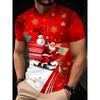 Comfortable Simple Men's New Year's Printed Top Short-sleeved Casual Versatile T-Shirts Men’s