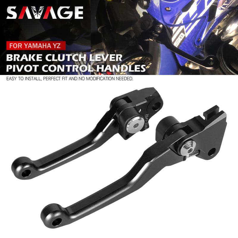 Pivot Brake Clutch Levers For YAMAHA YZ65 YZ80 YZ85 YZ125 YZ250 YZ 65 80 85 125 250 450 F X FX Motorcycle Dirt Pit Bike Handles