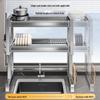 Jiabangshou Stainless Steel Over-Sink Dish Drying & Storage Rack