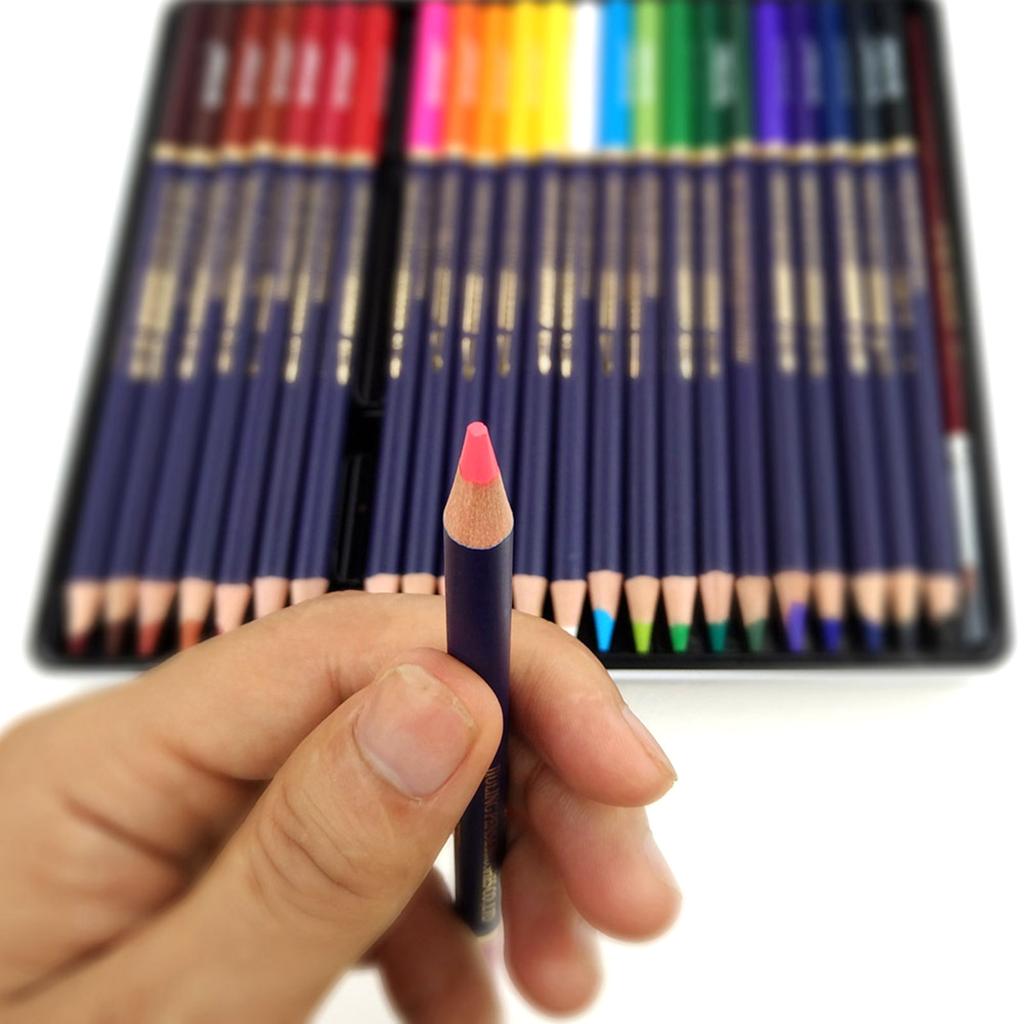 12/24/36/48/72 Colors Watercolor Pencil Professional Soft Water Soluble Colored Pencils For Painting Student Artist Art Supplies