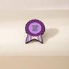 Zinc Alloy English Letter Brooch: Colorful, Personalized Badge Ornament