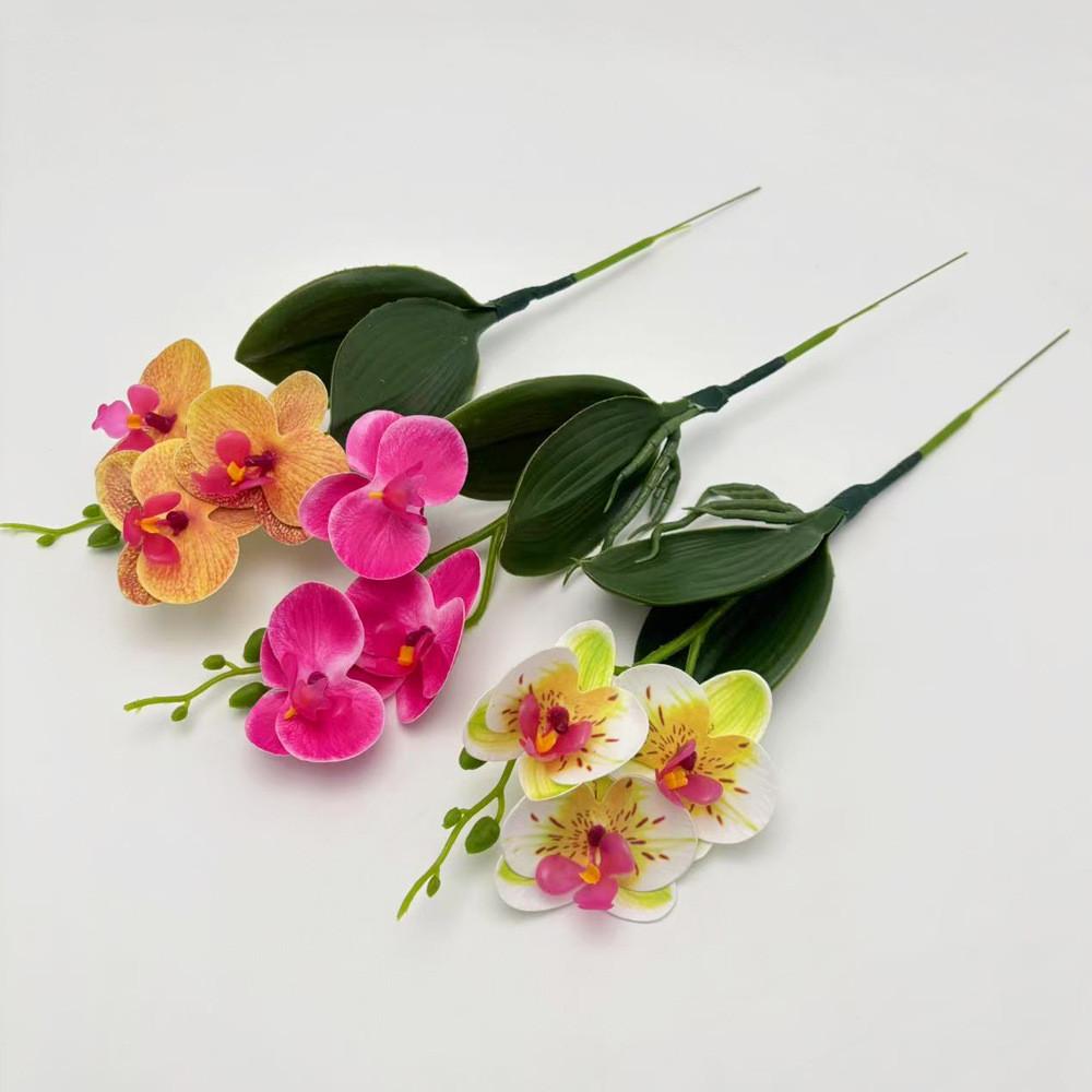 Realistic Phalaenopsis Artificial Flower Plant For Photography And Home Decor