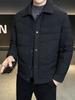 Men's Lightweight Down Shirt-Style Jacket - Autumn/Winter Lapel Outerwear