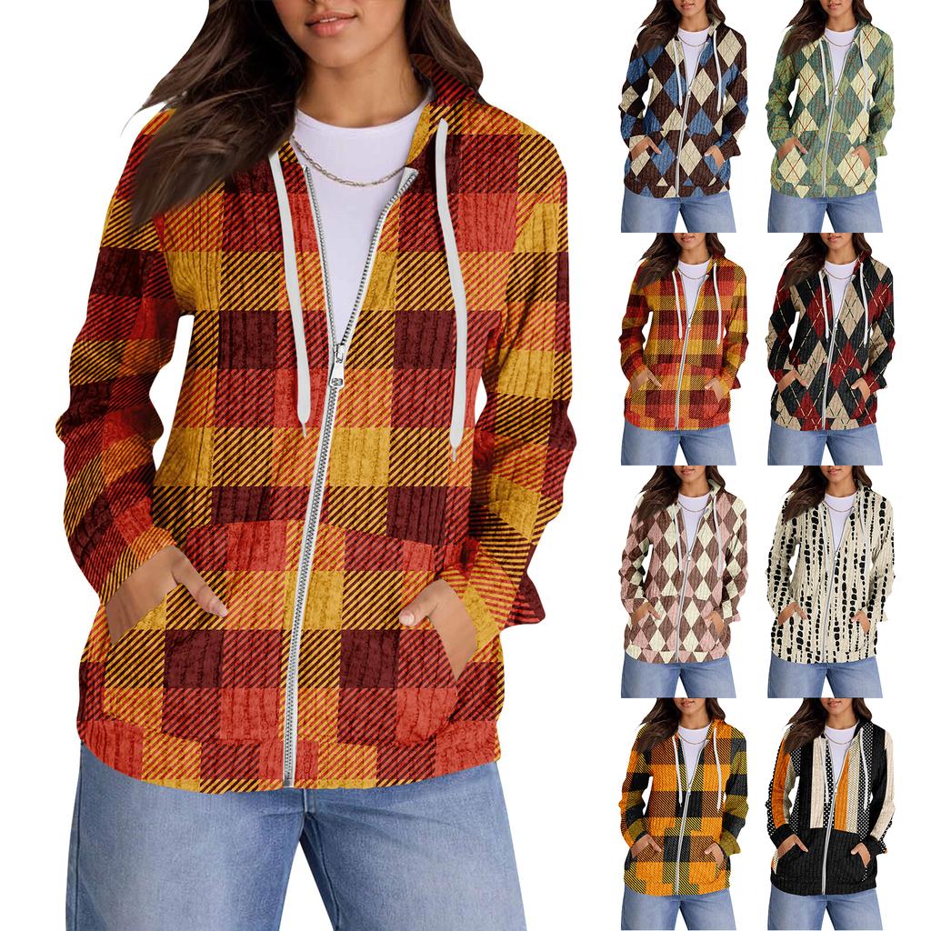 Mikiny pro ženy Trendy topy Ležérní Podzimní Móda Mikina s dlouhým rukávem S kapsami Svetr Lehký