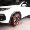 Corrente de Pneu Antiderrapante Espessa para Neve 1 Peça Durável e Versátil para Carro, Caminhão, SUV