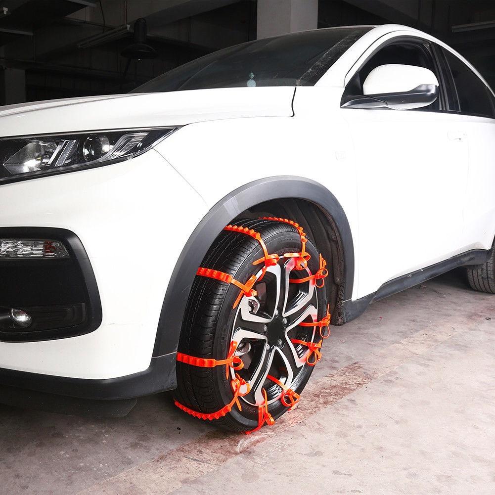 Corrente de Pneu Antiderrapante Espessa para Neve 1 Peça Durável e Versátil para Carro, Caminhão, SUV