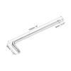 1/2/3pcs CR-V 1/4" 3/8" 1/2" Drive Socket Extension Bar Breaker L Shape Wrench Construction