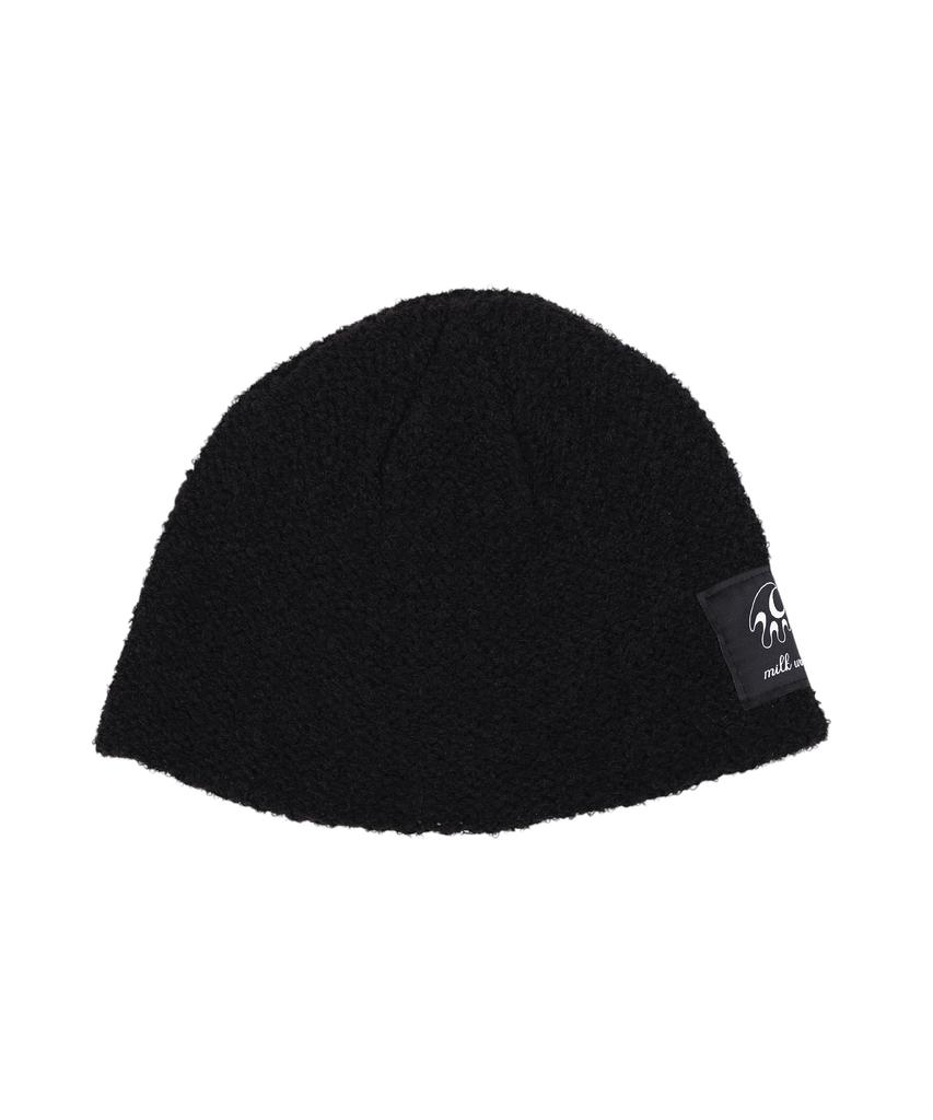 Milkeuweibeu Wool Short Beanie [Black]