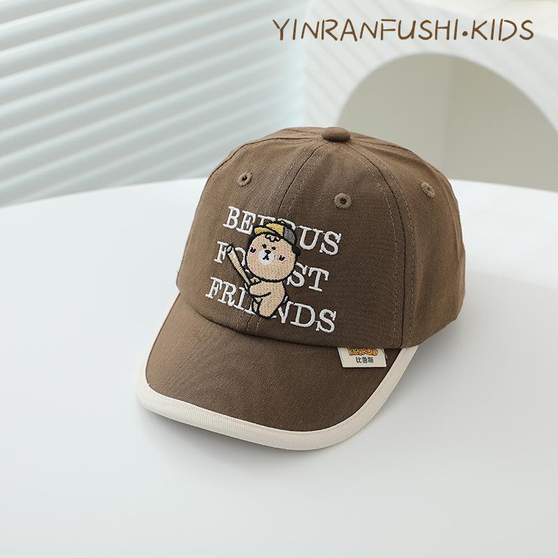 Baby Hat Spring and Autumn Thin Korean Version Boy Baseball Cap Cute Sun Protection Hat Summer Baby Baseball Cap