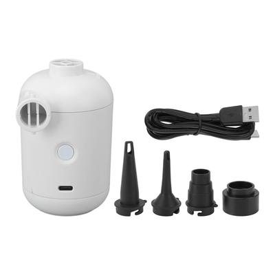 Winzige Pumpe, schnelles Aufpumpen, tragbare elektrische Mini-Luftpumpe mit 4 Düsen für Aufbewahrungsbeutel