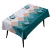 Household Simple Tablecloth Waterproof, Oil-Proof And Anti-Scalding Leave-In Tablecloth Wind Coffee Table Cloth Thousand Bird Grid