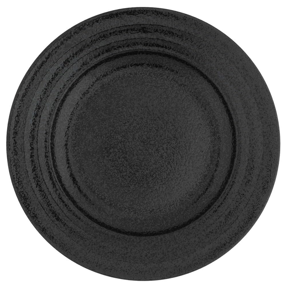 

[Official] YAMATSU STANDARD [Linea 28cm Deep Plate, Black] Matte Finish, Glossy Finish, Simple, Dishwasher and Microwave Safe, Porcelain, Commercial U