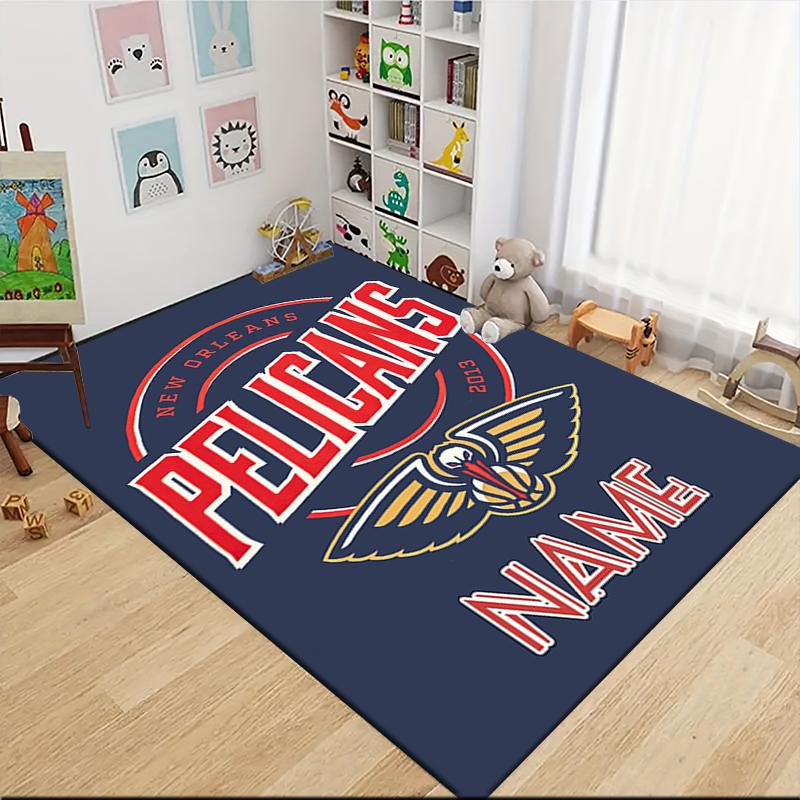 Custom Name Pacers Basketball Legacy Carpet Rug Customizable Soft Washable Anti-Slip Home Living Room Sofa Mats Personalized Rug. 0909295
