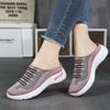 Ladies Lightweight Breathable Sneakers Slippers Casual Clog House Shoes Comfort Slip On Walking Mules Indoor Outdoor Sports Slippers