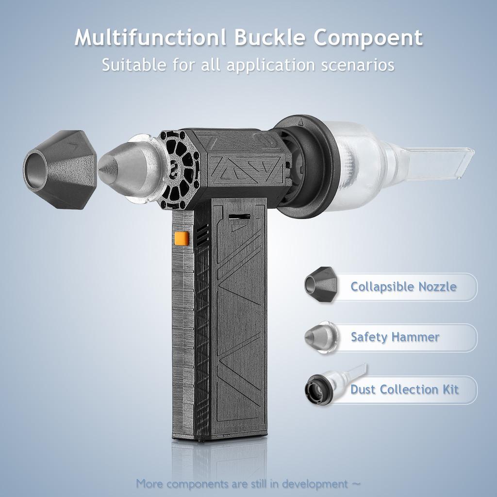 15W Portable Jet Fan High-Speed Brushless Motor Rechargeable Turbo Blower Handheld Mini Turbo Jet Blower Vacuum Cleaner