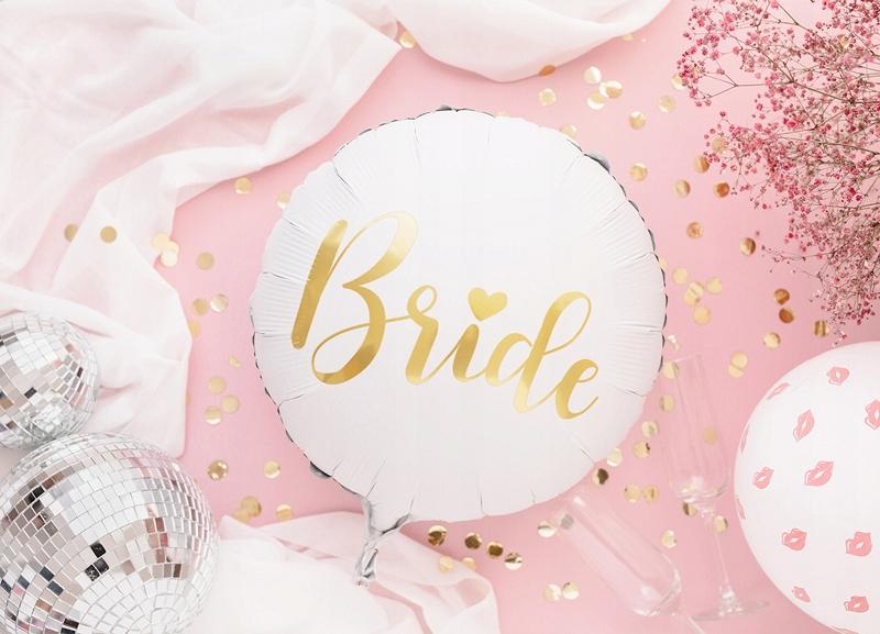 Balon Foliowy Bride Panna Młoda Panieński 45Cm