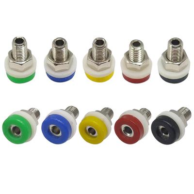 40pcs 2mm Banana Plug Socket Binding Post Nut Banana Plug Jack Electrical Connector Terminal Test Hole DIY Parts