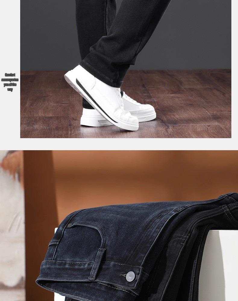 Men's American Retro High-End Straight Loose Jeans - Casual, Durable, Versatile Autumn Pants