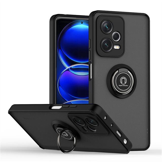 With Ring Holder Case For Xiaomi Redmi Note 12 11 12s 10s 10 9 8 Pro 10C 12C 5G Magnetic Cover For Redmi Note 12 Pro Plus Cases