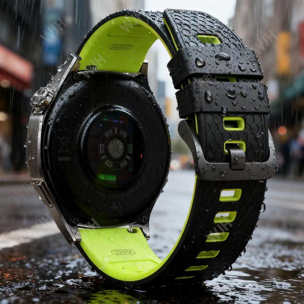 22mm GT6 Silicone Strap For Huawei GT 6 Pro GT5 GT4 GT3 GT2 46mm Band Bracelet For Huawei Watch 5 4 Pro/GT 3 SE Buds Wriststraps