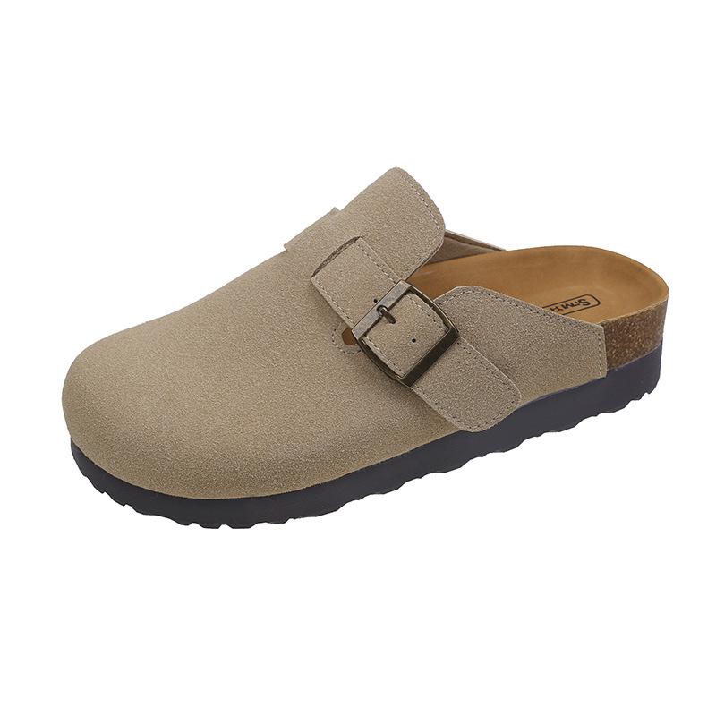 

Women s 4.5cm Birkenstock Spring 2025 Closed-Toe Thick-Soled Mule Sandals Suitable for Outdoor and Leisure Activities 35