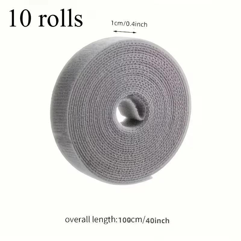 5/10 stuks 1M Kabelbinders Herbruikbaar Plakhaak Lus Sluitingen Nylon Band Organizer Verpakking DIY Opberg Organisatiegereedschap