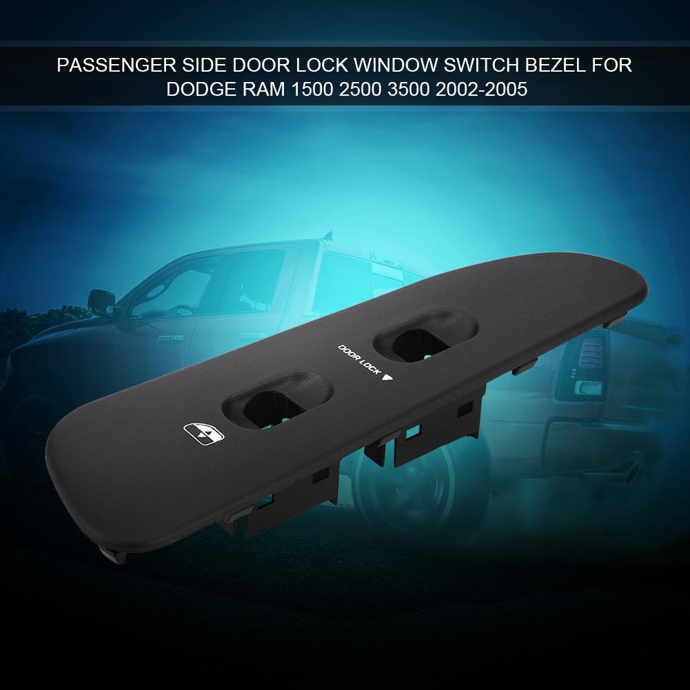 Bezel Panel für Fensterheber- und Türschlossschalter auf der Beifahrerseite für Dodge Ram 1500 2500 3500 2002 2005