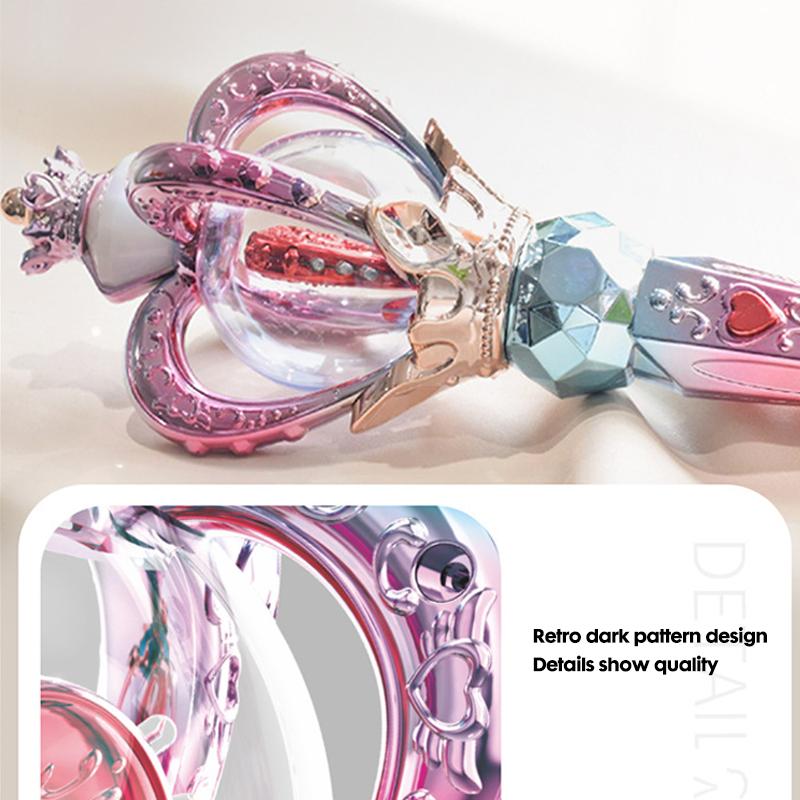 Musical Light Magic Wand  Princess For Girl Christmas  Cosplay Electric  Lovely Toy  Role-playing Portable Wand