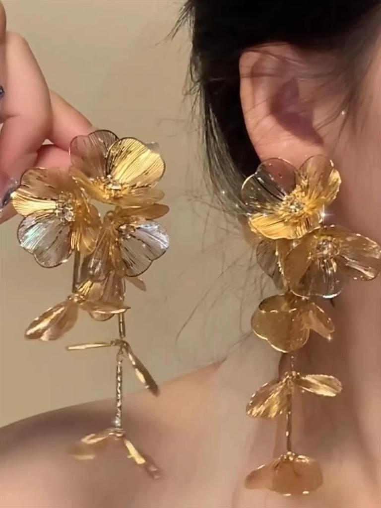 Super Glitzernde Zirkon Quastenohrringe - Vintage Koreanischer Influencer Stil 2025 Trend