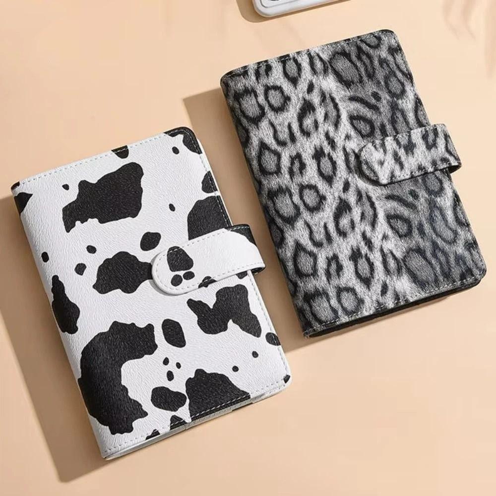 6 Hole Binder Pockets Soft Budget Binder Planner PU Notebook Binder  for Budgeting
