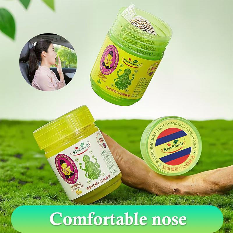 Herbal Inhalant Inhaler Traditional Nose Flow Carsick Refreshing Refreshing Essences To Keep Brain Clear Anti Drowsiness Mint